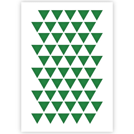 Triangle Pattern Stencil 3 Sizes
