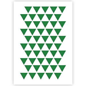 Triangle Pattern Stencil 3 Sizes
