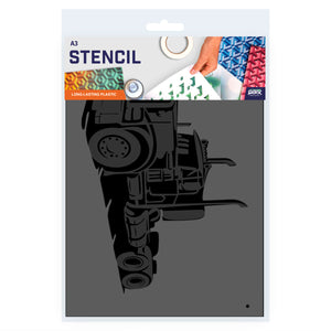 Truck Stencil - 2 Layer A3 Size Template