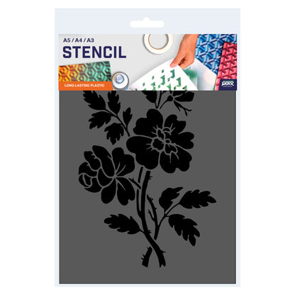 Flower Stencil - Wild Flowers Stencil - A3 size