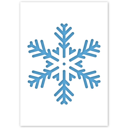 snow windows christmas stencil pack