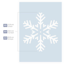 Load image into Gallery viewer, snow stencil christmas