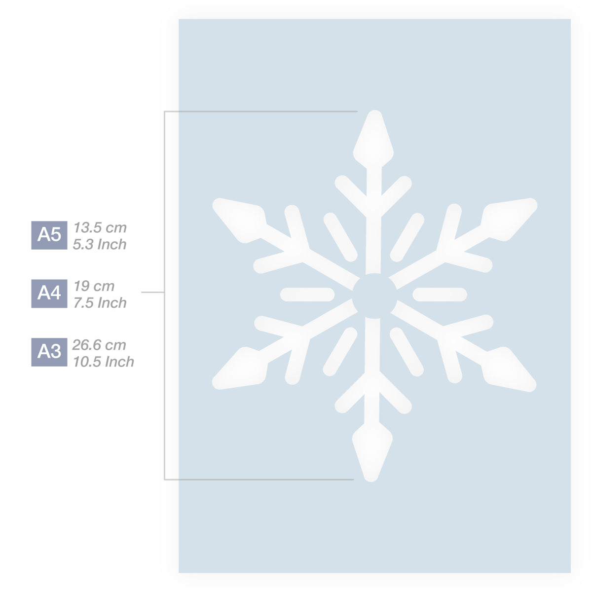 snow stencils for christmas