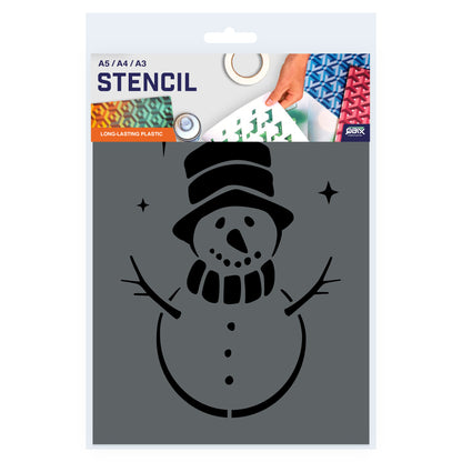 snowman stencil diy design