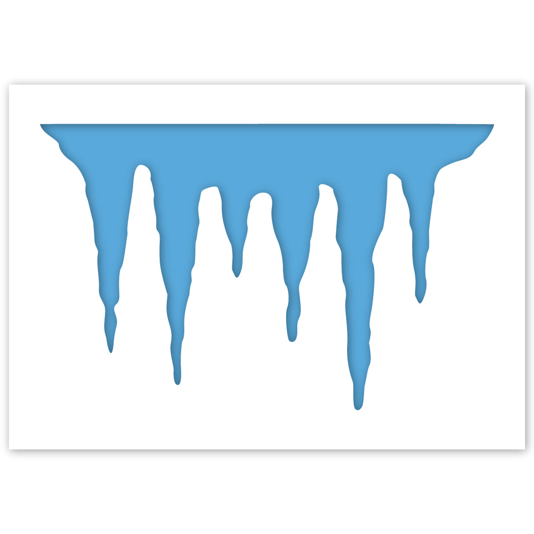 icicle stencil template