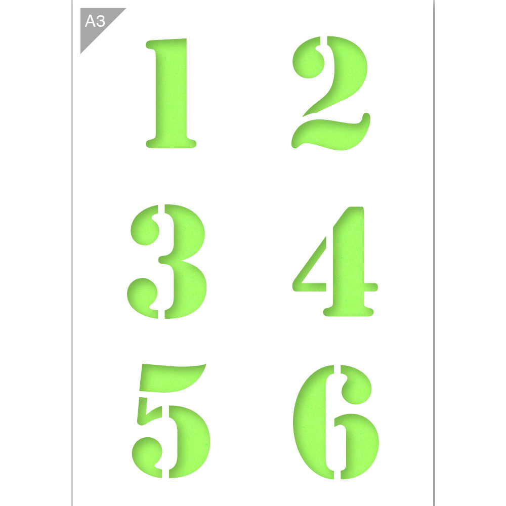 Number Stencils at QBIX Stencils number-stencils-at-qbix-stencils