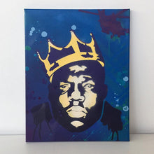 Load image into Gallery viewer, notorious big street art stencil