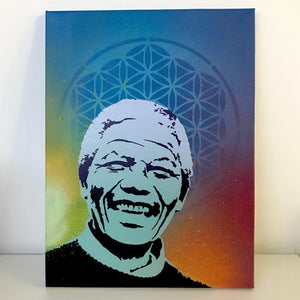 Nelson Mandela Stencil - 2 Layer A3 Size Stencil